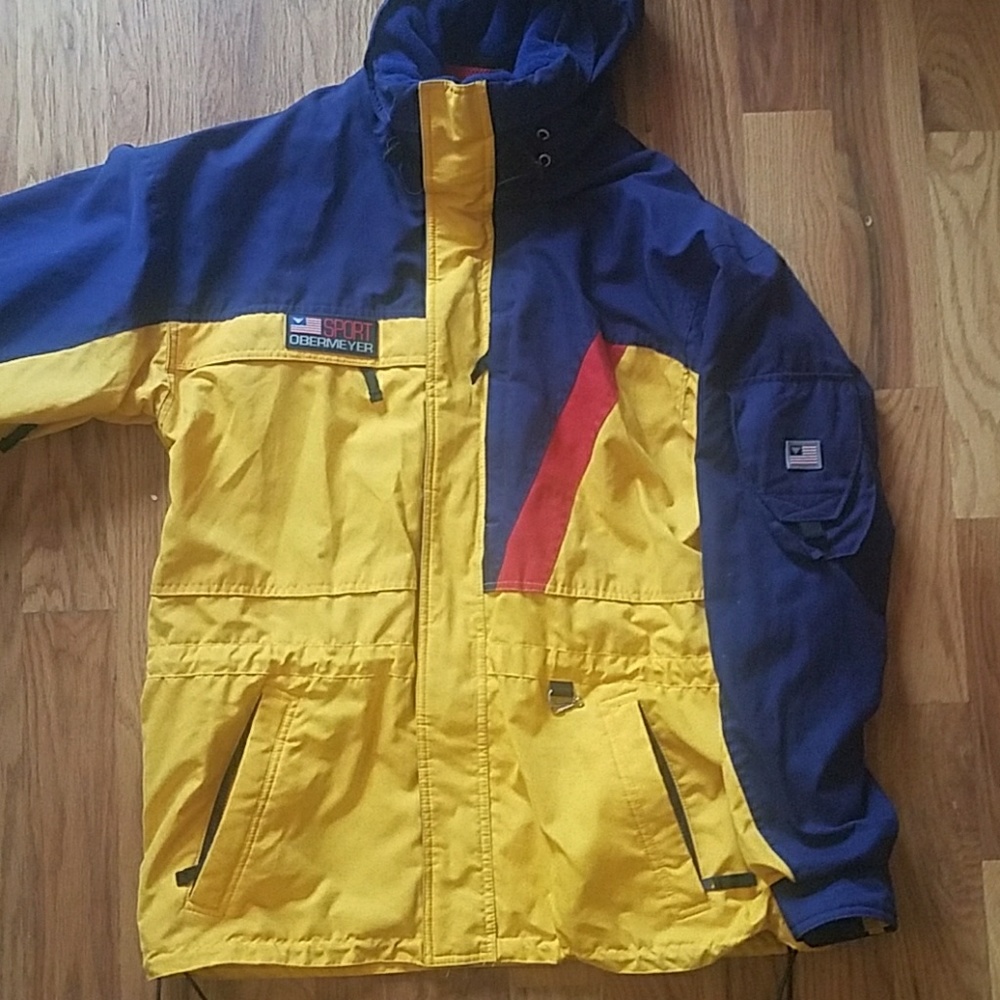 Obermeyer  Mens Sport Ski Shell Jacket with Hood